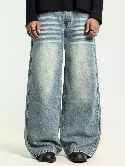 Extra Baggy Fit Men Dual Shade Y2K Jeans