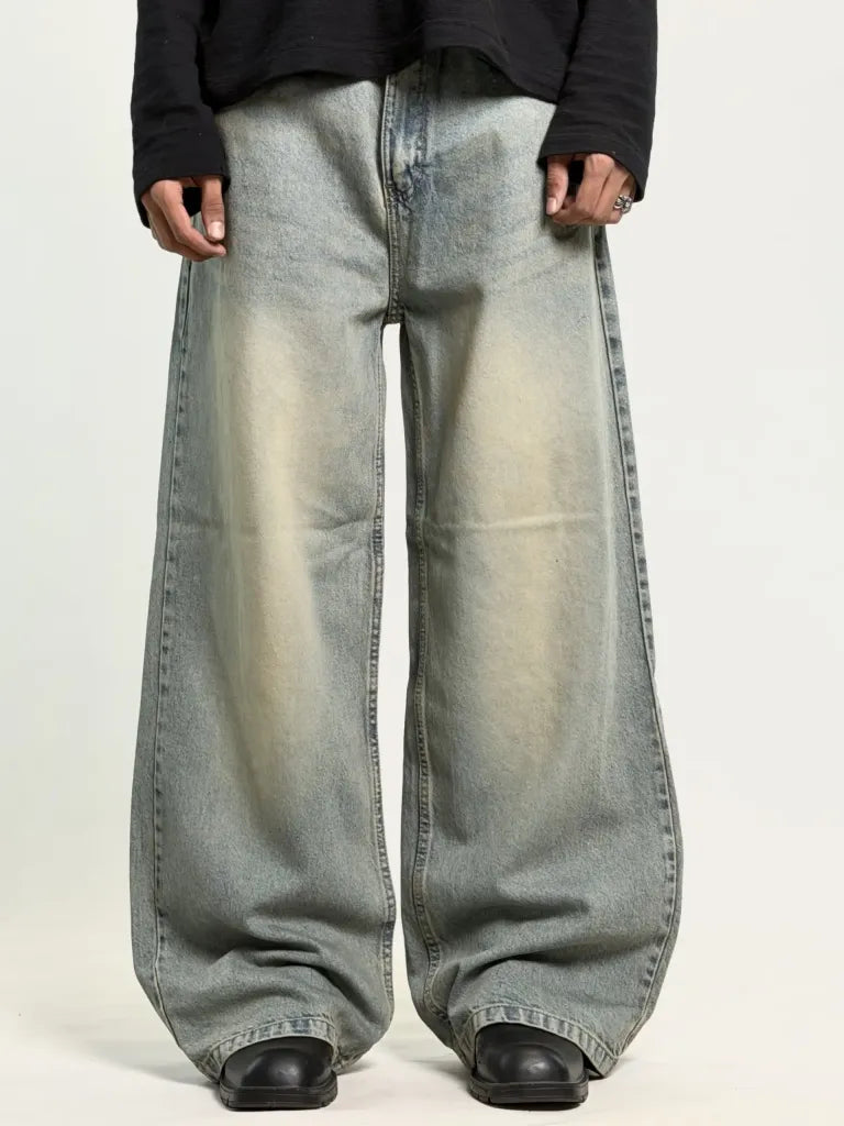 Extra Baggy Fit Men Dual Shade Y2K Jeans