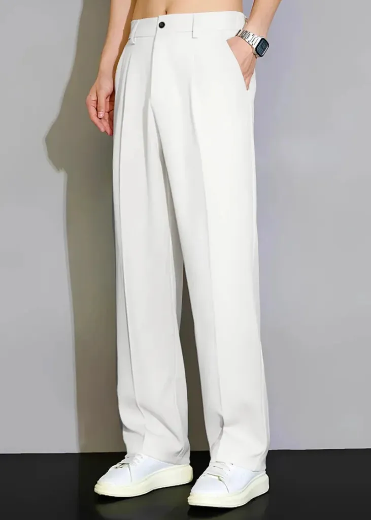 WHITE KOREAN PANTS