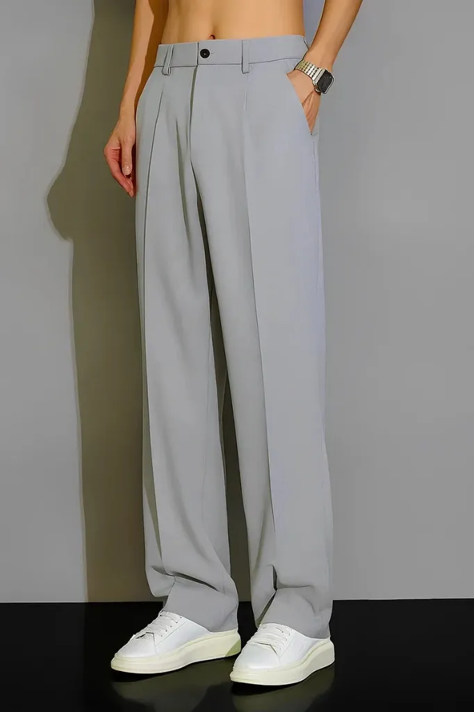GREY KOREAN PANTS