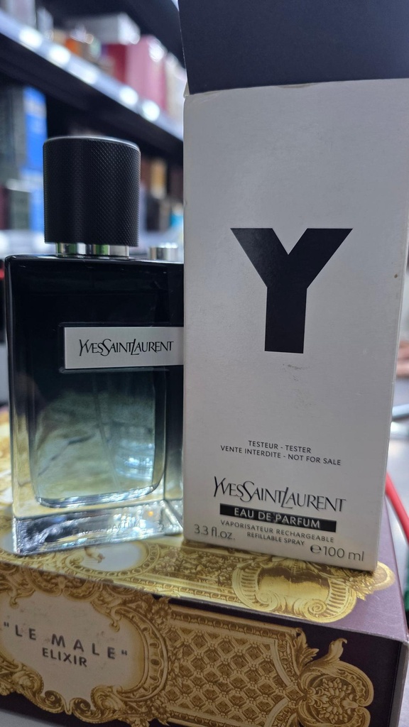 YSL Yves Saint Laurent Y EDP for Men Tester ( 95ML / 100ML ) PARTIAL BOTTLE
