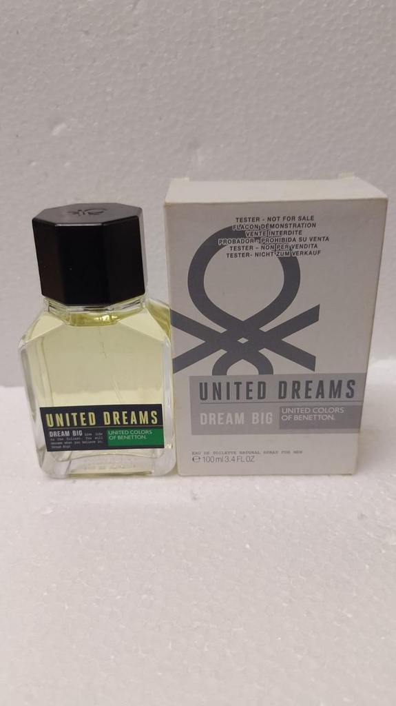Tester - UNITED COLORS OF BENETTON - DREAM BIG - 100ML EDT